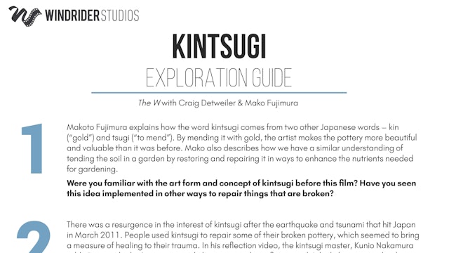 Kintsugi Exploration Guide