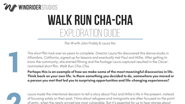 Walk Run Cha-Cha Exploration Guide