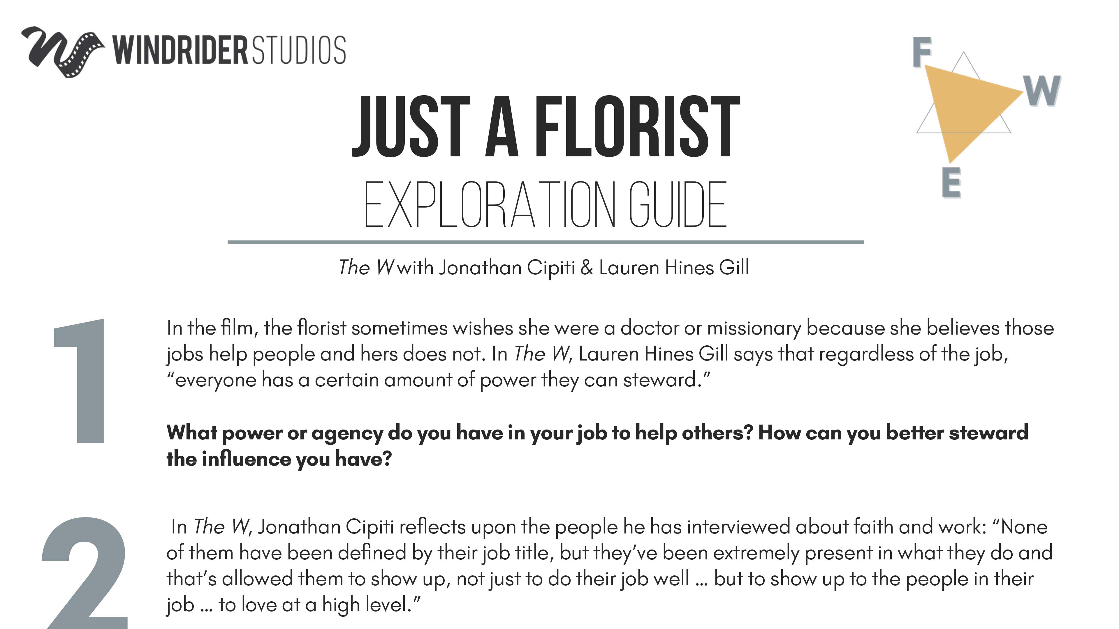 Just A Florist Exploration Guide