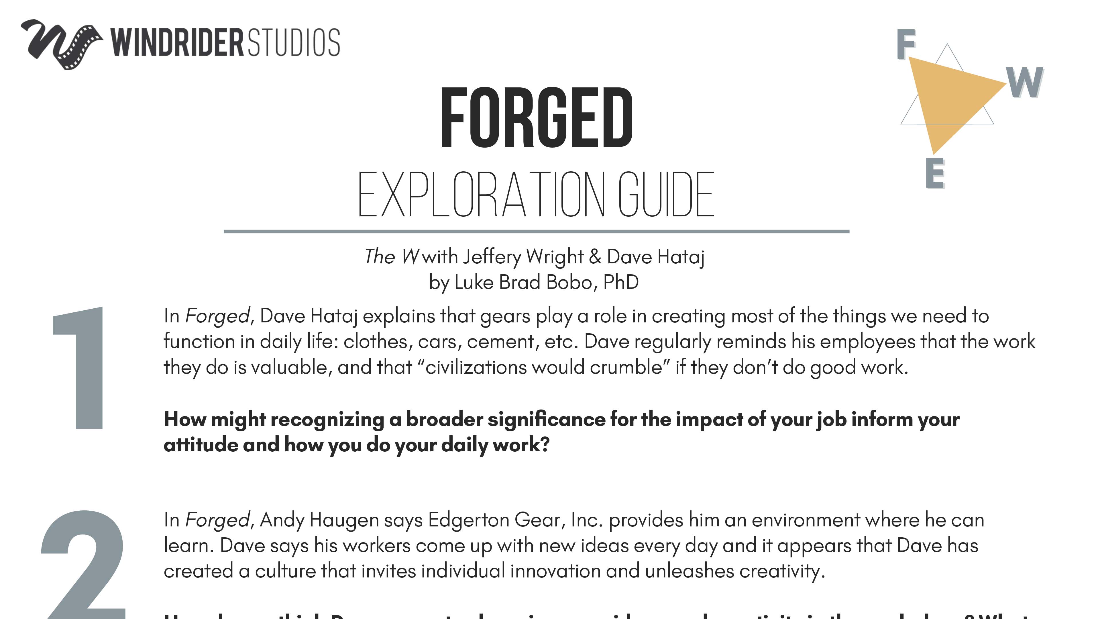 Forged Exploration Guide