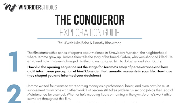 The Conqueror Exploration Guide