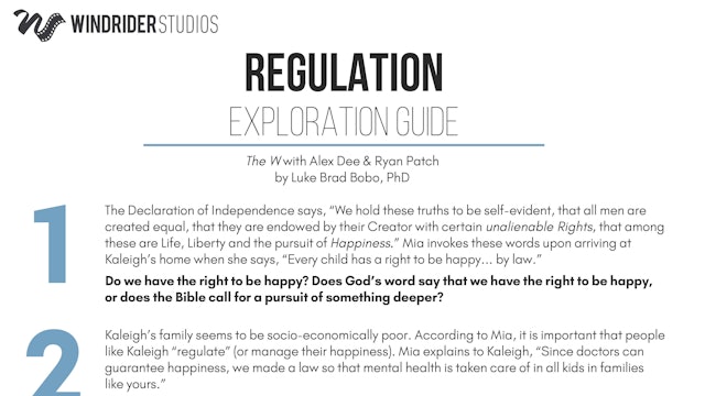Regulation Exploration Guide