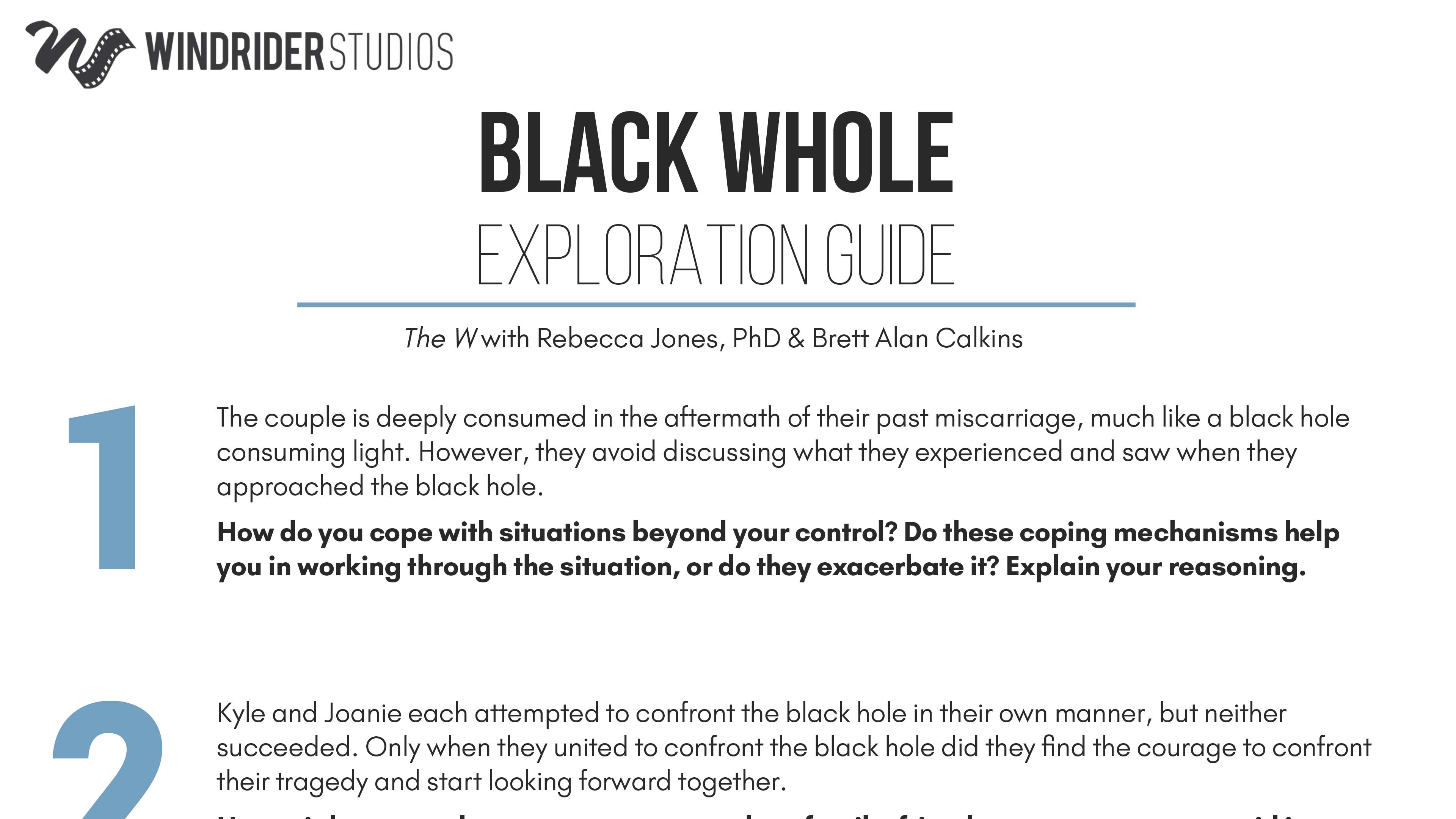 Black Whole Exploration Guide