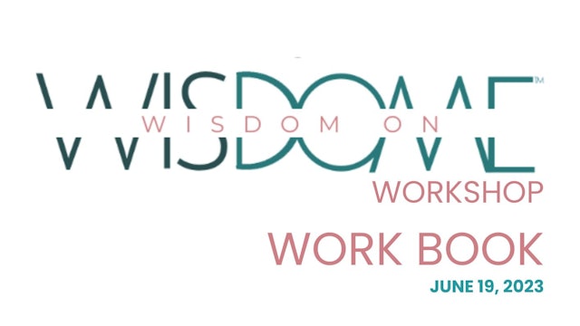 WoW Brisbane Workshop June 2023 - Workbook