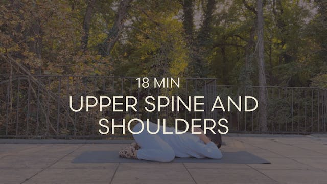 Upper spine and shoulders