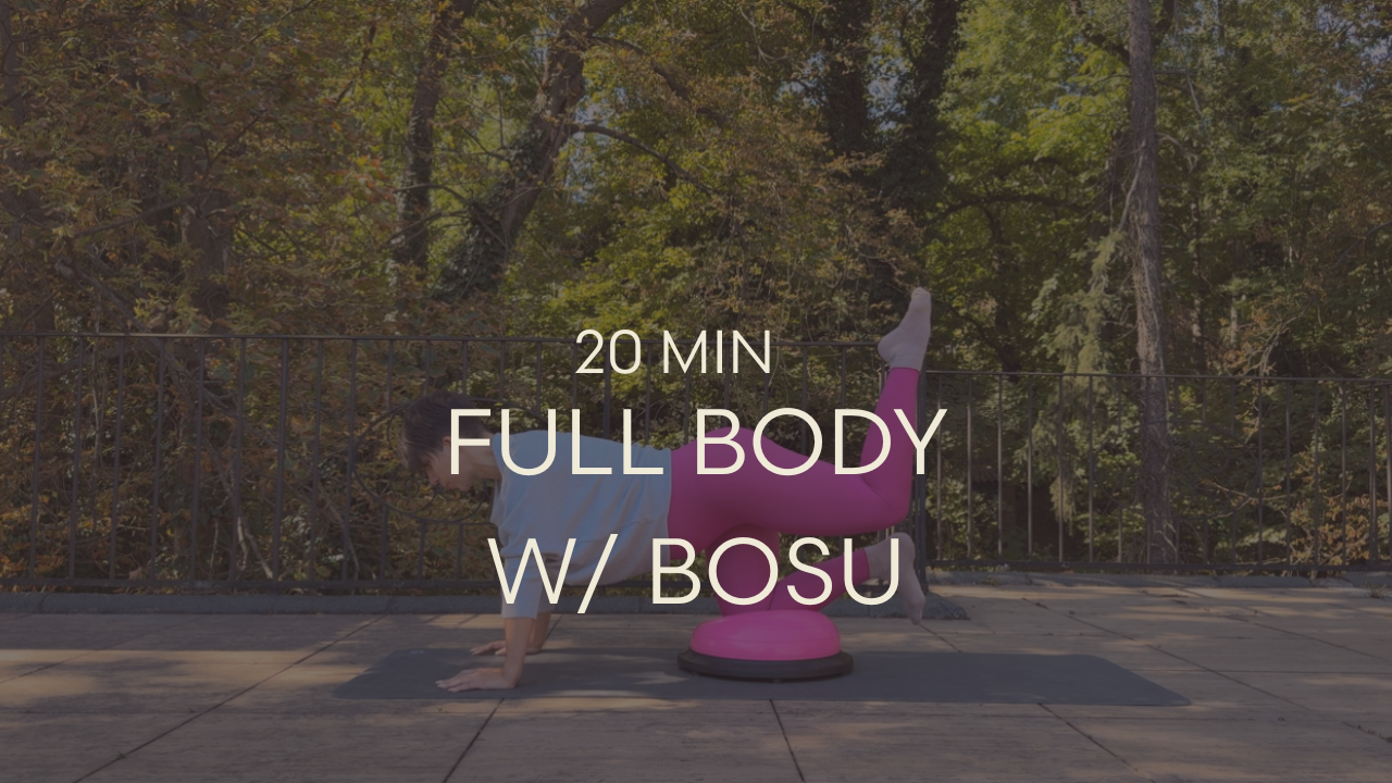 Full Body w/ bosu