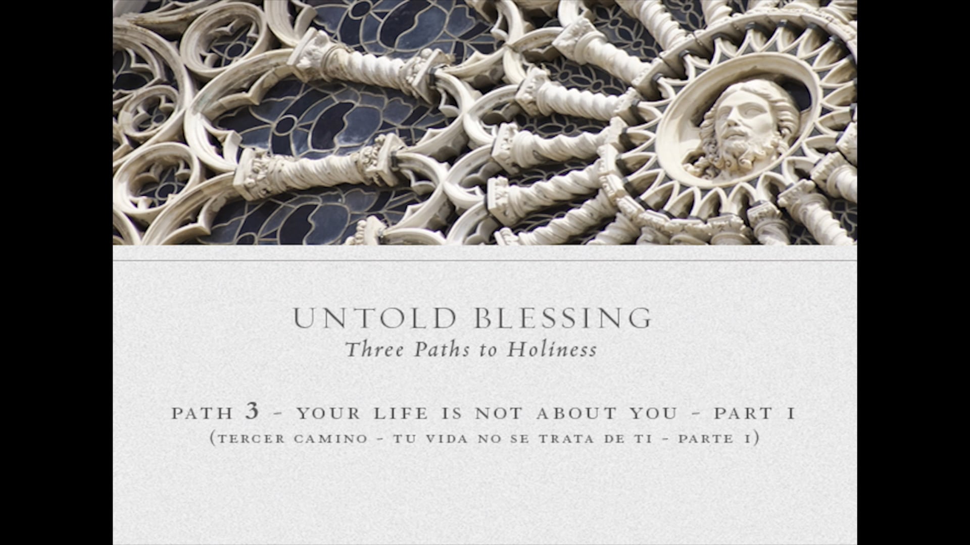 Your life is not about you Lesson 1