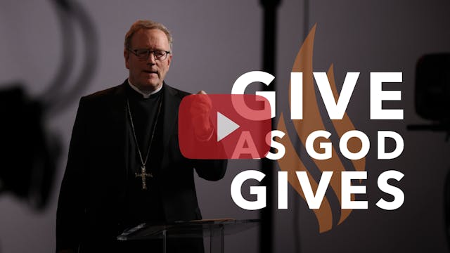 Give as God Gives - Bishop Barron's S...