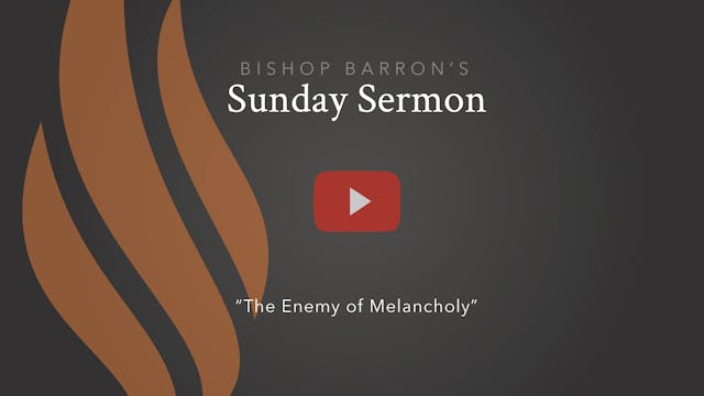The Enemy of Melancholy — Bishop Barr...