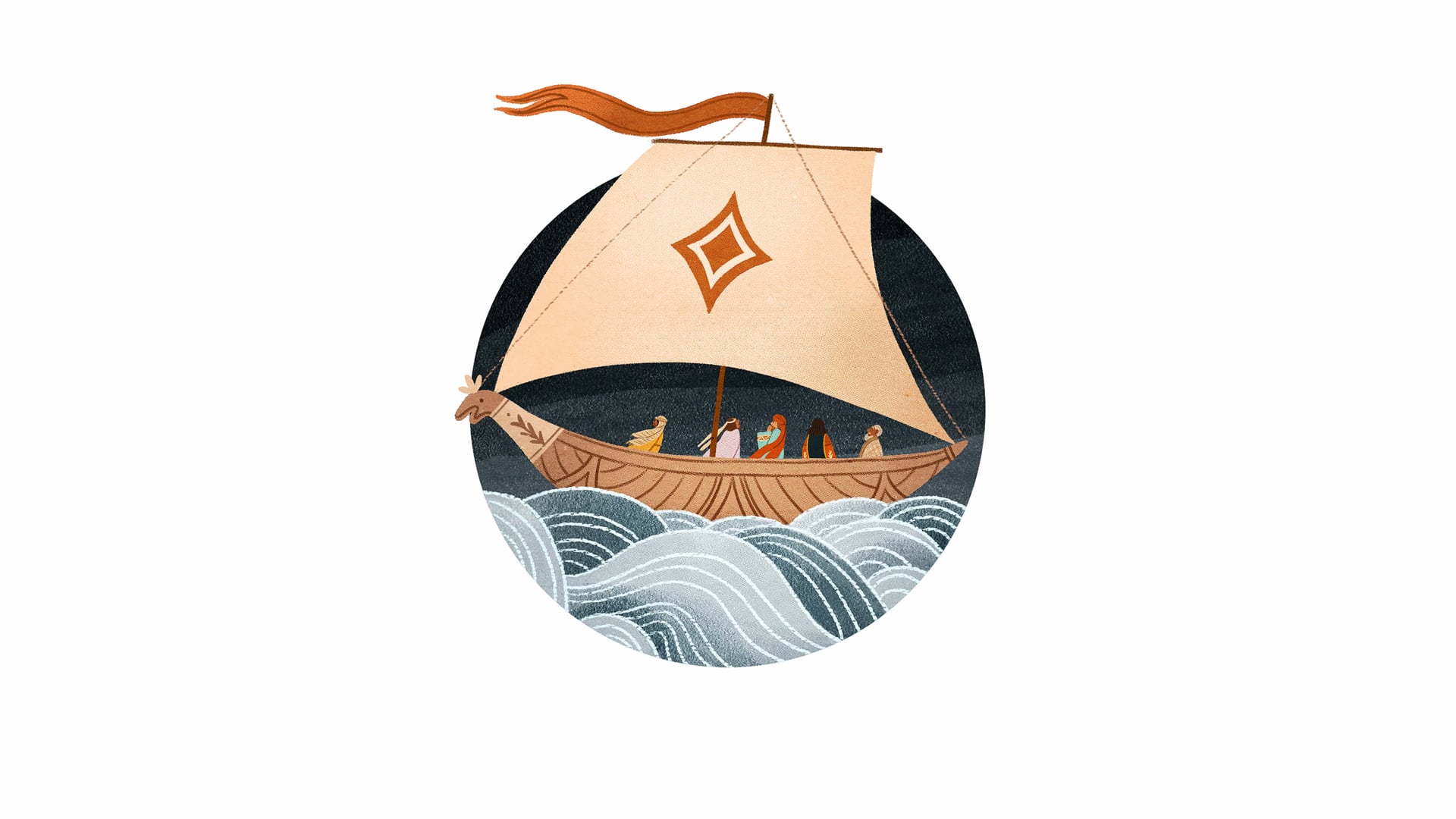 Jesus Calms the Storm and Frees a Man from Demons