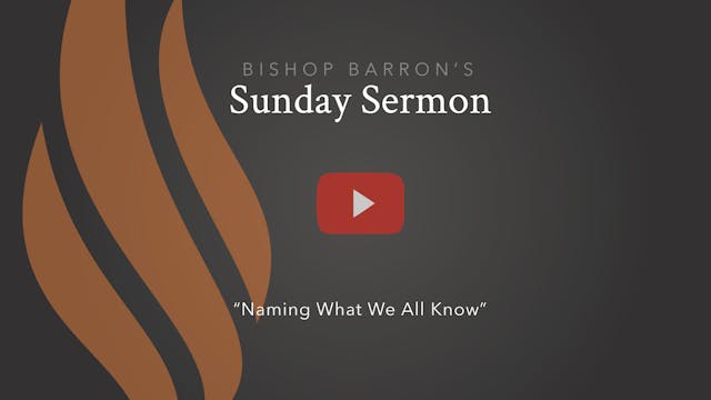 Naming What We All Know — Bishop Barr...