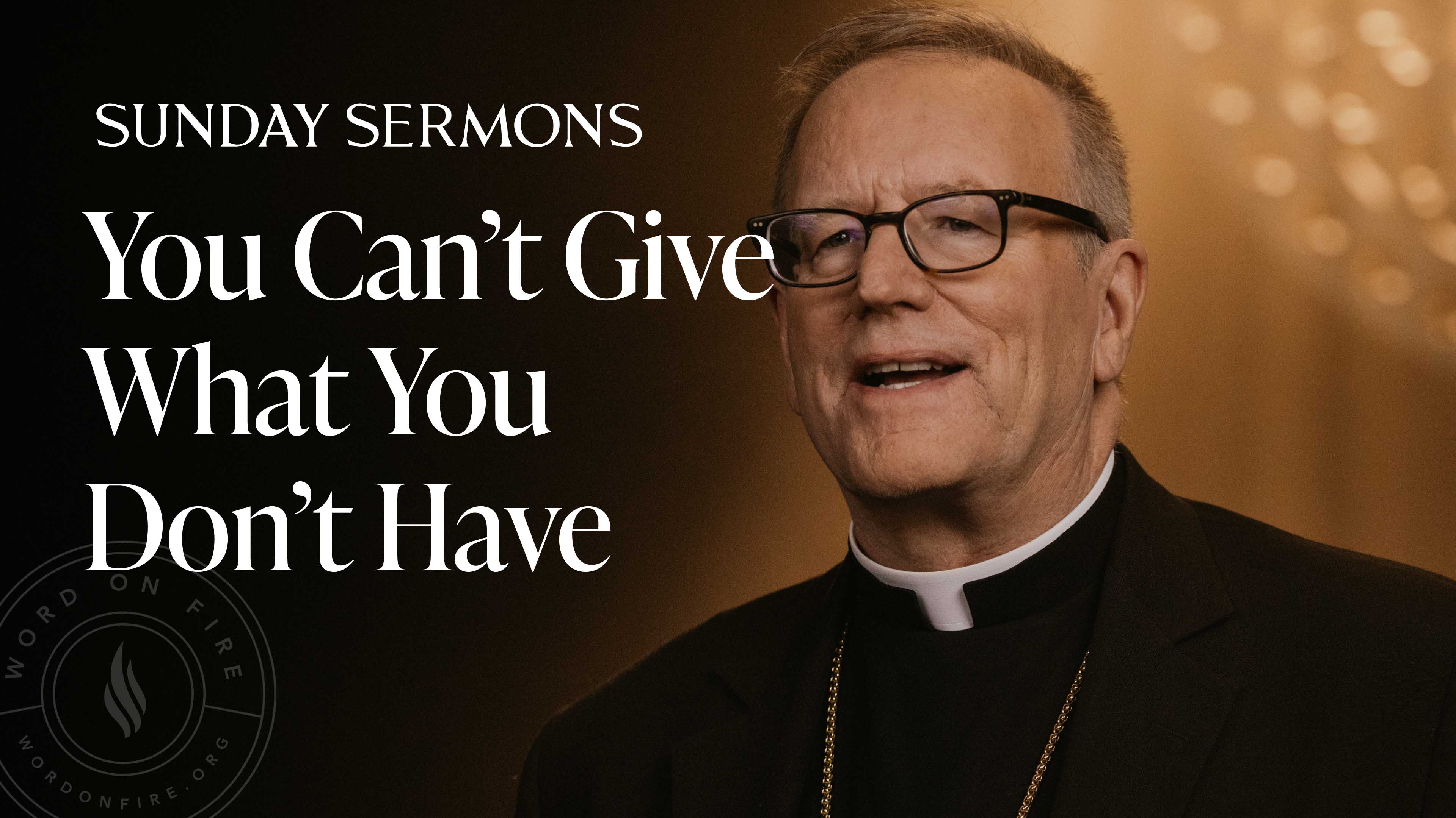 You Can’t Give What You Don’t Have 