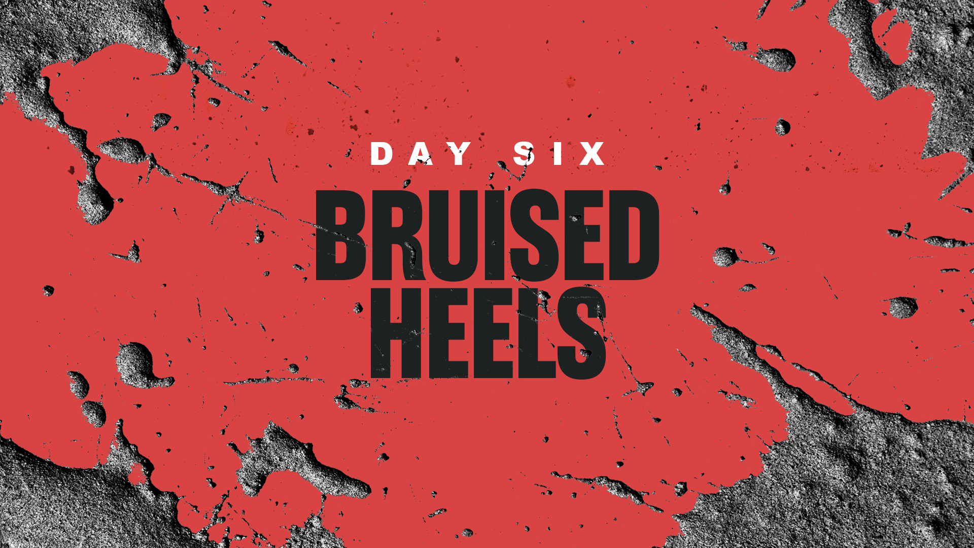 Day 6: Bruised Heels