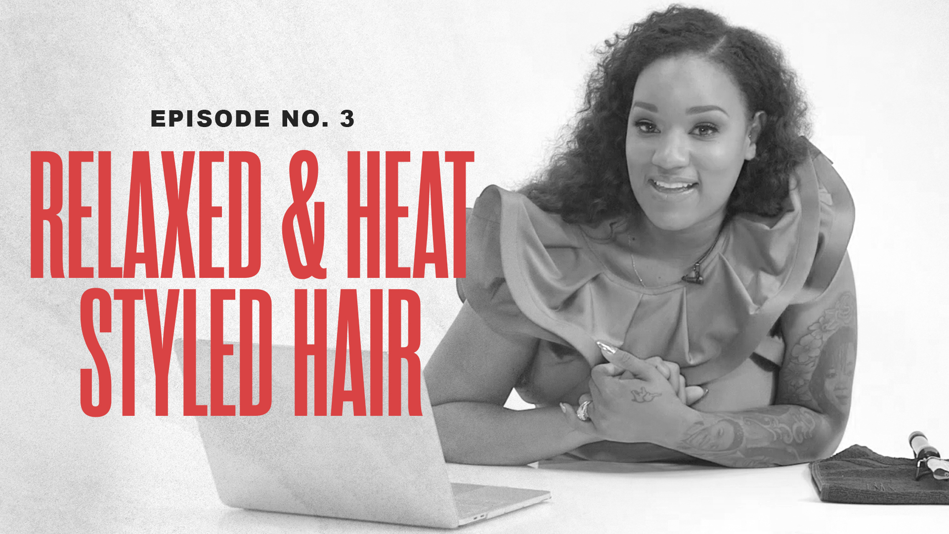 Relaxed & Heat Styled Hair