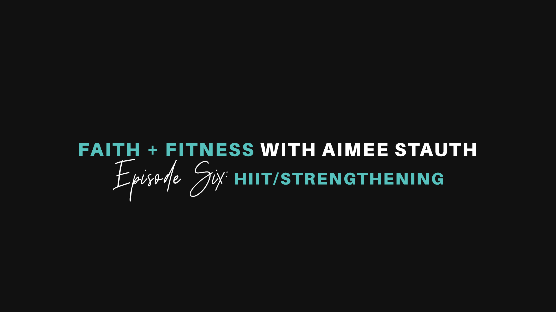 HIIT & Strengthening