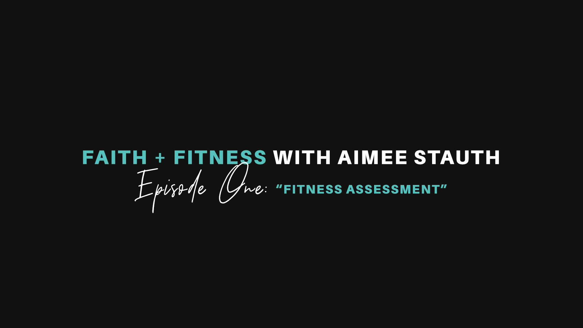 Fitness Assessment
