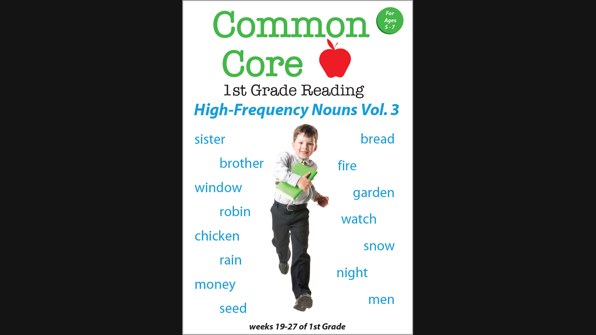 Common Core - 1st Grade Reading - High-Frequency Nouns Vol. 3