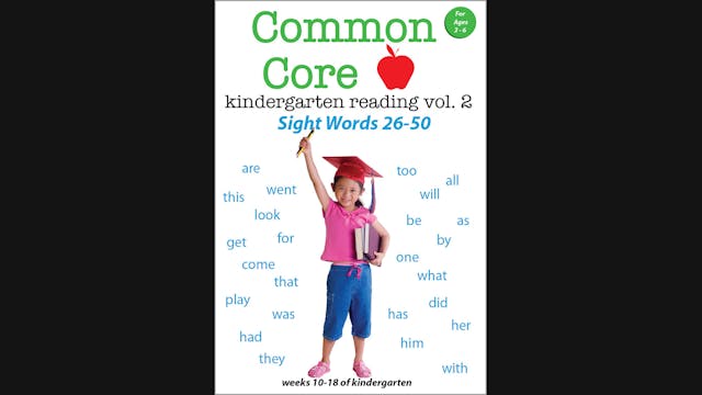 Common Core - Kindergarten Reading Vo...