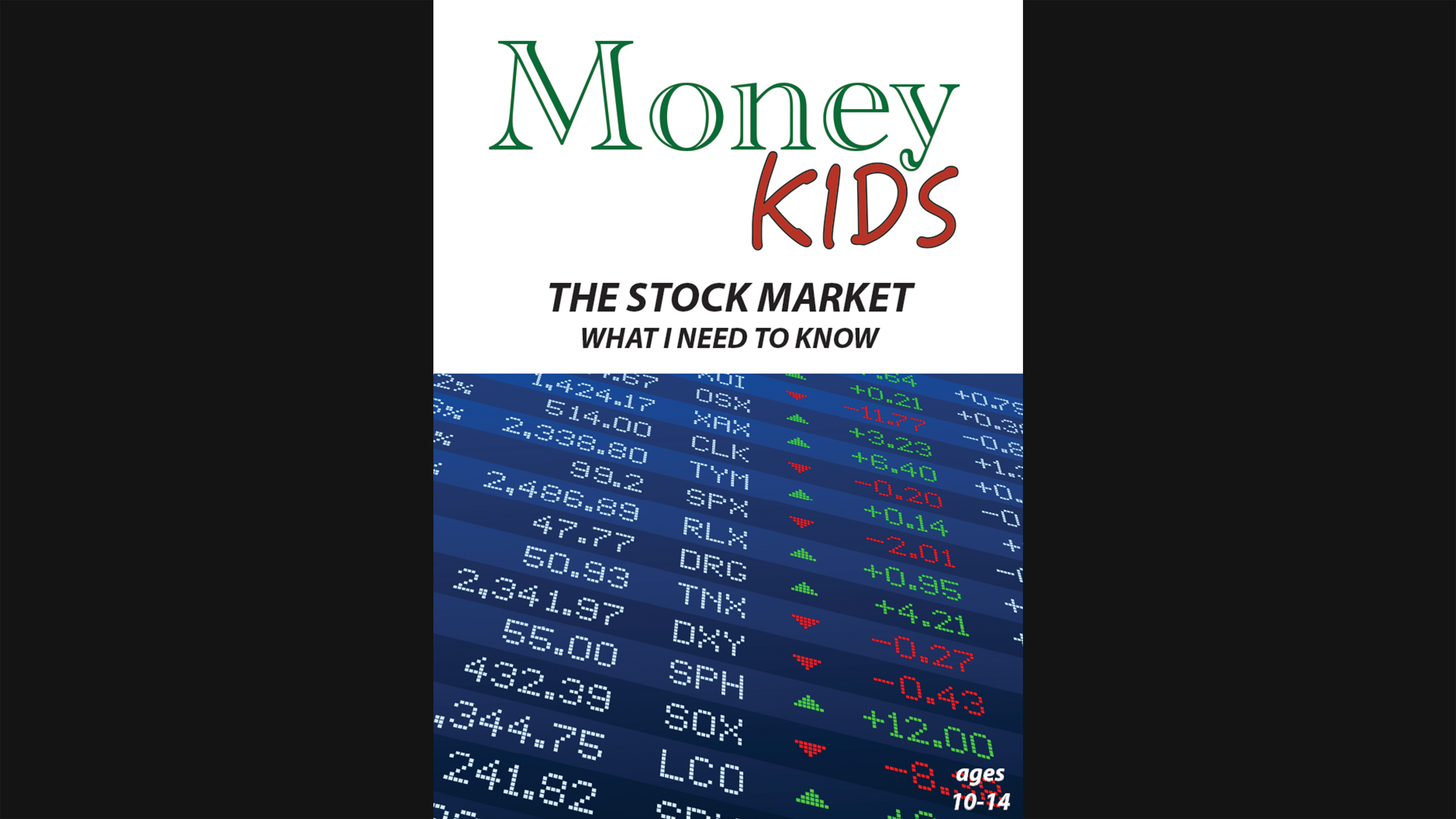 Money Kids:  The Stock Market  - What I Need To Know