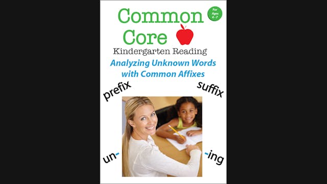 Common Core-Kindergarten Reading-Anal...