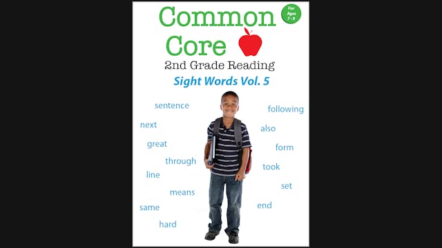 Common Core 2nd Grade Reading - Sight...