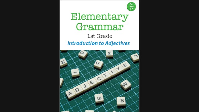 Elementary Grammar - 1st Grade - Intr...