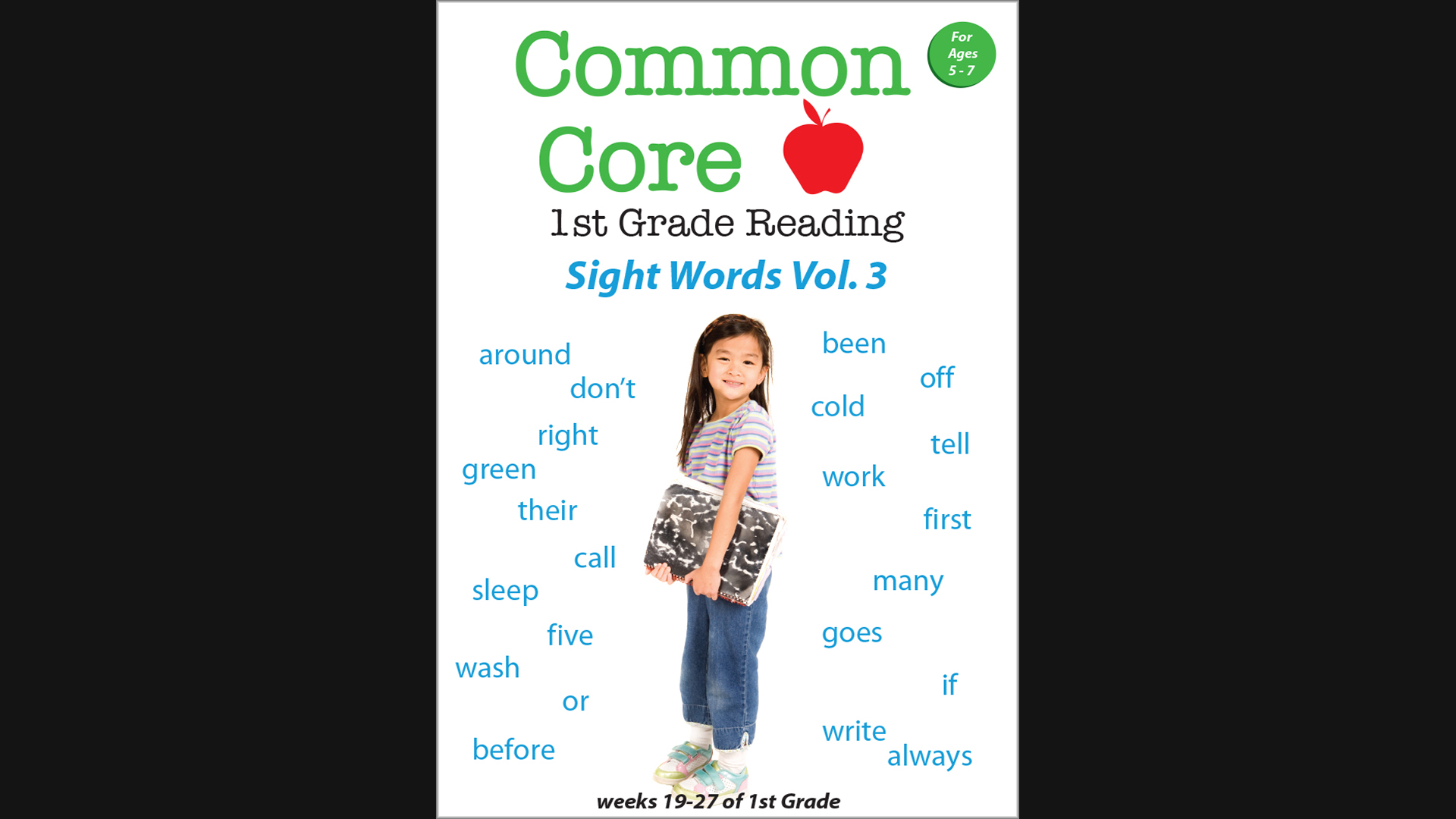 Common Core 1st Grade Reading - Sight Words Volume 3