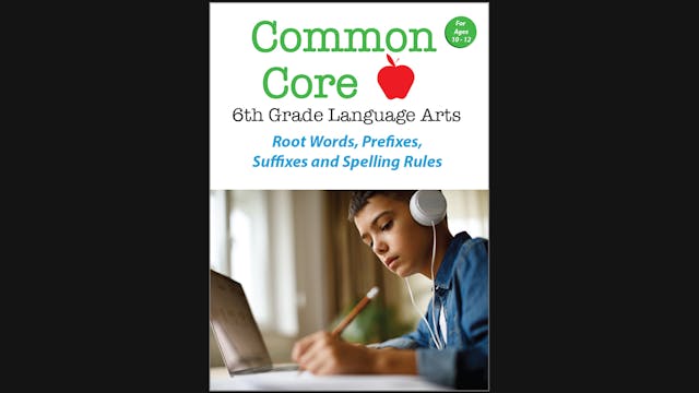 Common Core 6th Grade Language Arts -...