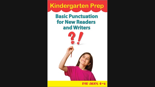 Kindergarten Prep - Basic Punctuation for New Readers and Writers
