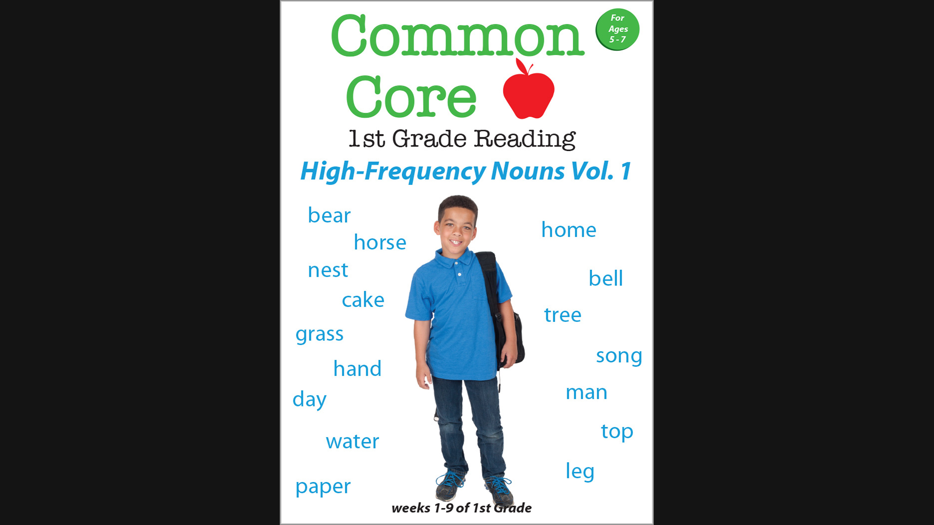 Common Core 1st Grade High Frequency Nouns Volume 1