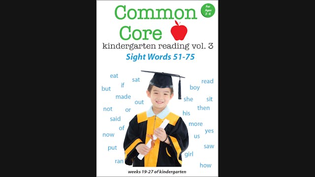 Common Core-Kindergarten Reading-Sigh...