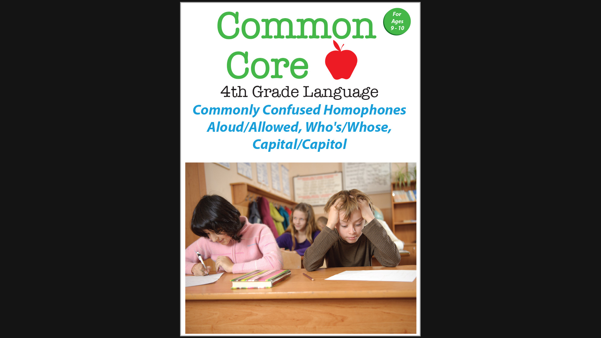 Common Core - 4th Grade Language Commonly Confused Homophones Vol. 2
