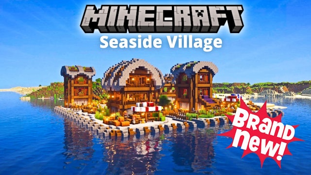 Seaside Village with Markets & Storage House