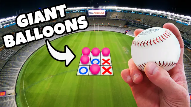 Giant Balloon Popping Tic Tac Toe fro...