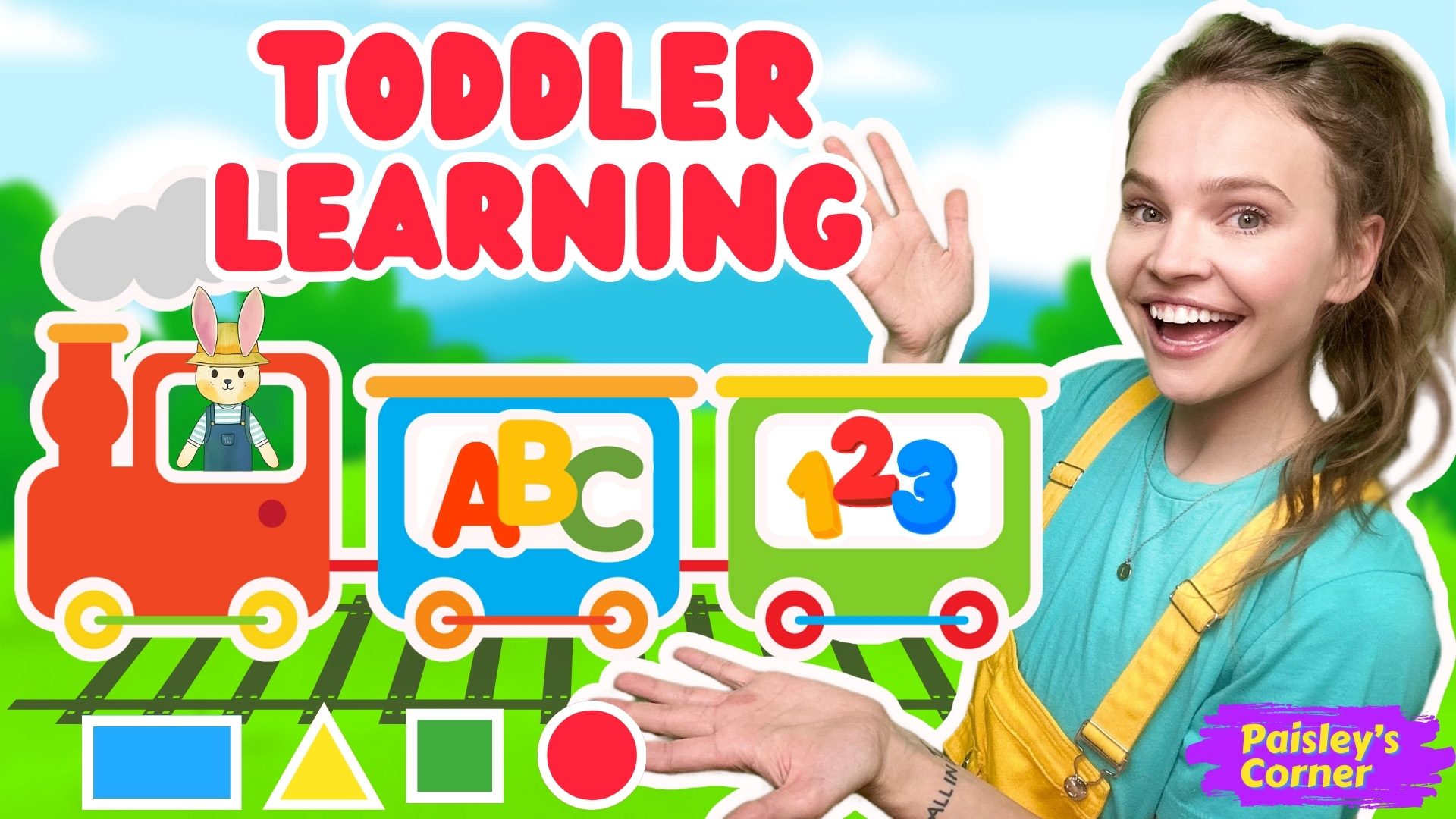 Trains For Toddlers - Learn Colors, ABC's and More!