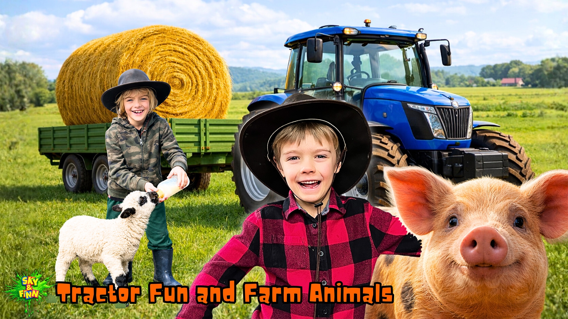 Tractor Fun and Farm Animals