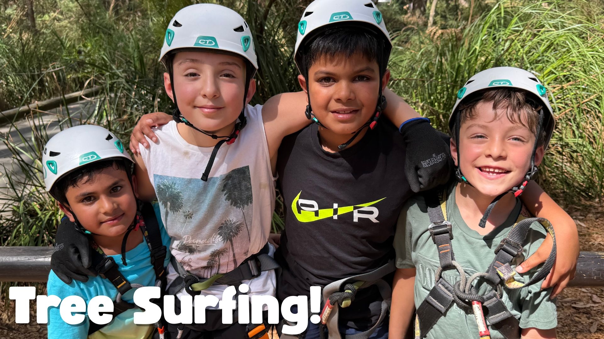 Oliver and Lucas Go Tree Surfing! High-Flying Adventure for Kids