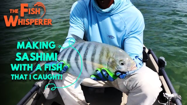 Making Sashimi With a Fish I Caught!
