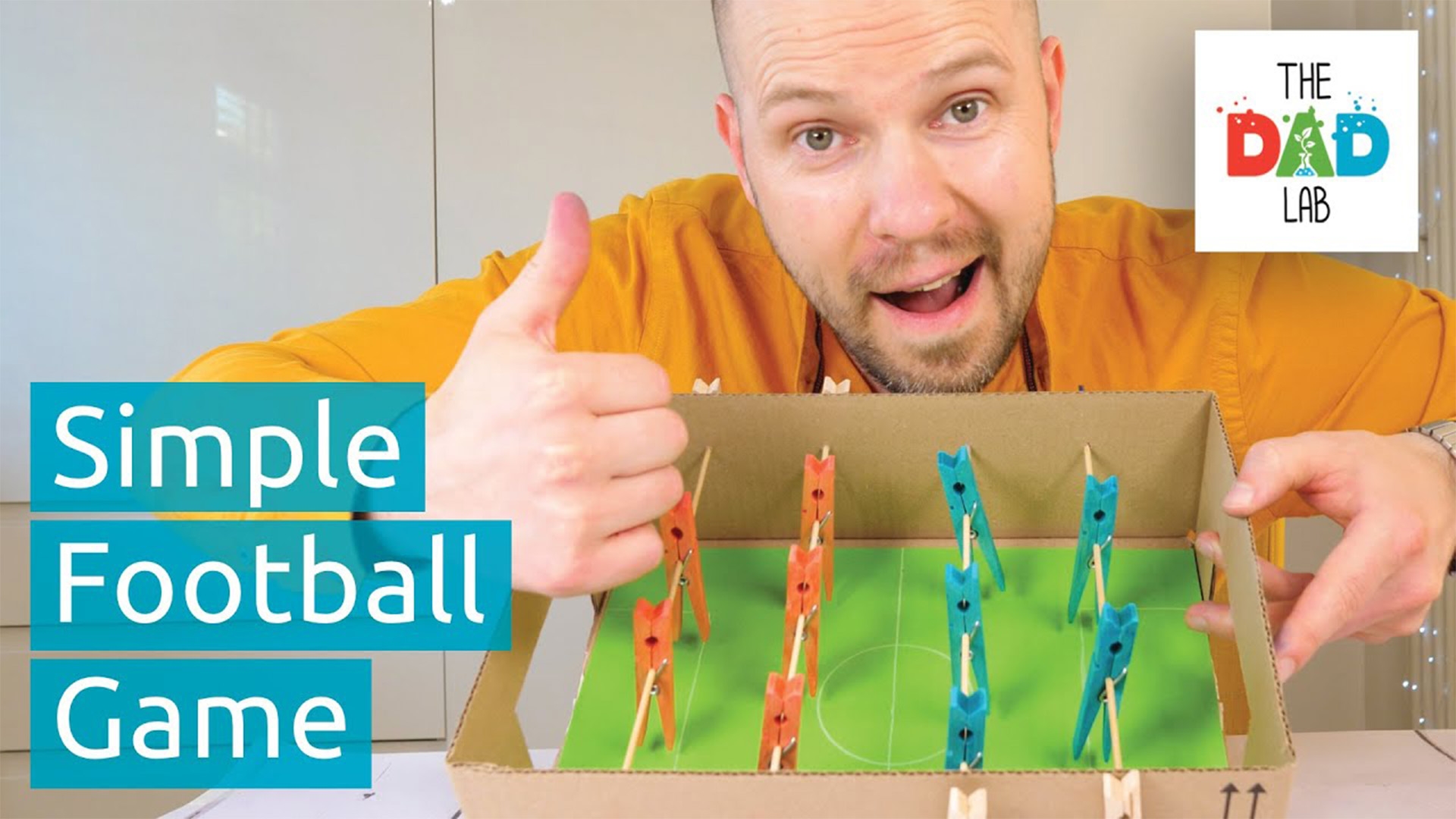 How to Make a Cardboard Football Game for Child