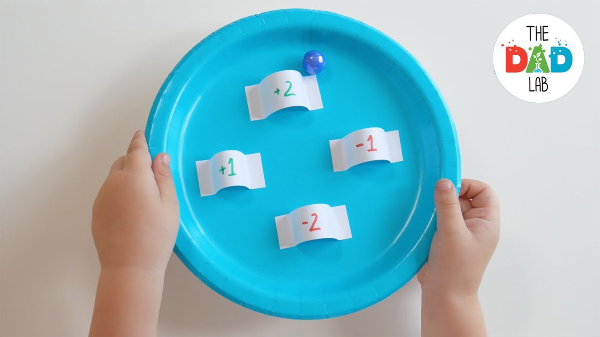 DIY Simple Number Game With Paper Plates
