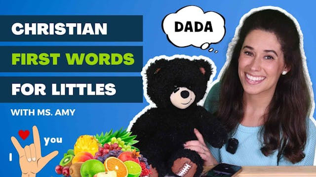 Christian First Words For Littles Wit...