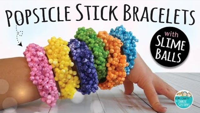 How to Make SLIME BALL Popsicle Stick...