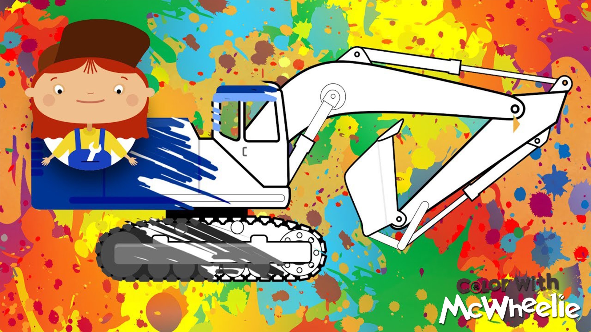 Dr McWheelie Colors Excavator