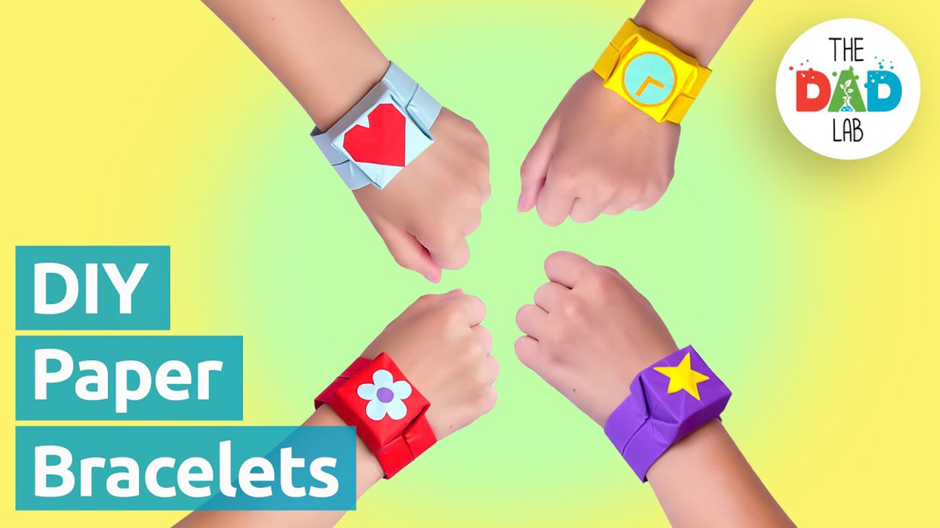 How to Make an Easy Paper Watch or Bracelets