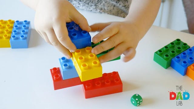 Dice Game With Duplo Bricks