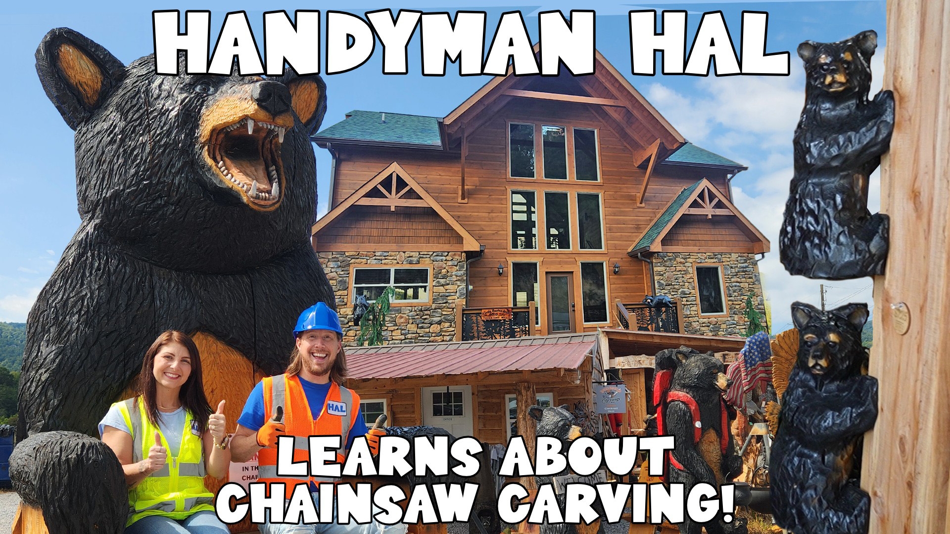Handyman Hal Learns About Chainsaw Carving!