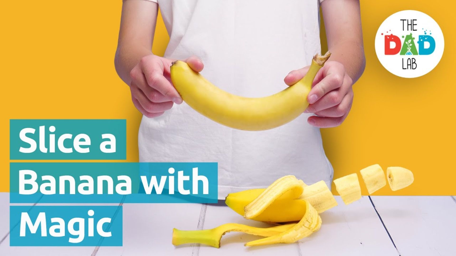 Slice A Banana WITHOUT Peeling It
