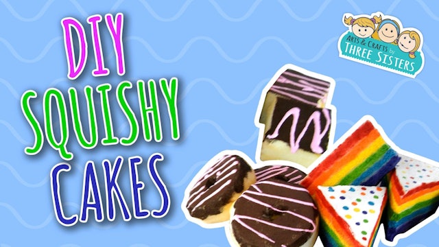 How to Make a DIY Squishy Cake, Donut & Brownie | Dessert Kids Crafts