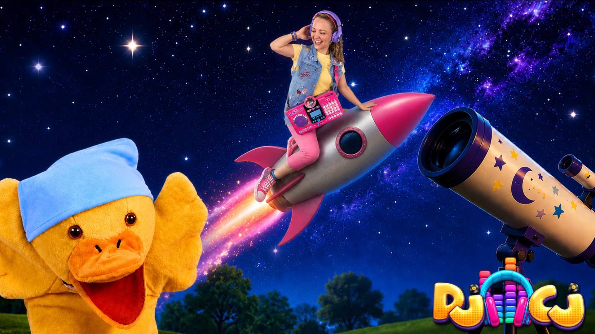 Quacklin Watches the Stars