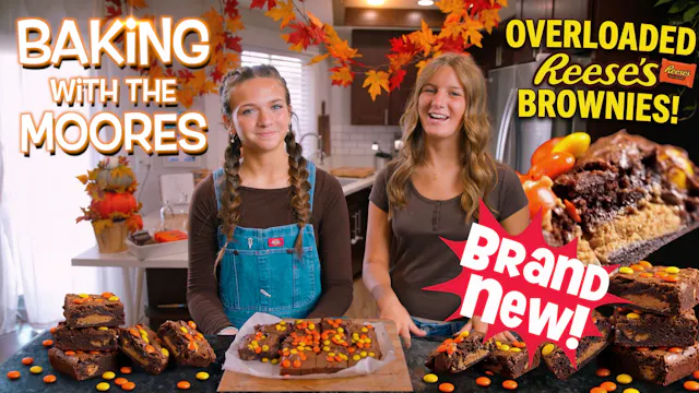 Overloaded Reese's Brownies!
